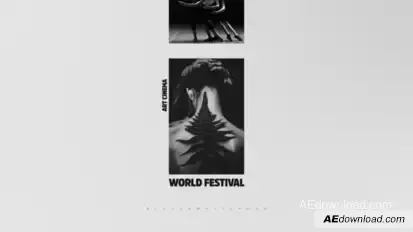 Black&White Mood Openers template preview