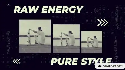 Black & White Urban Opener Openers template preview