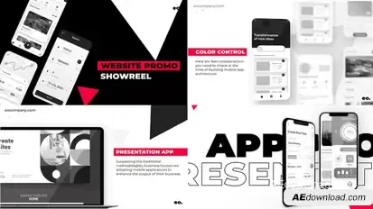Black and White Website Promo Product Promo template preview