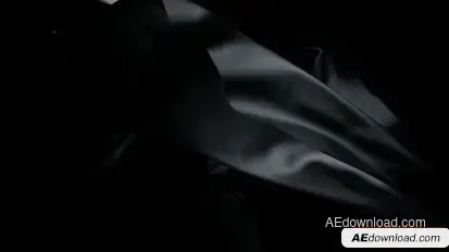 Black cloth Logo reveal Logo Stings template preview