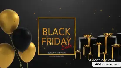 Black Friday Logo Stings template preview