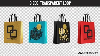 Black Friday Logo Loop Logo Stings template preview