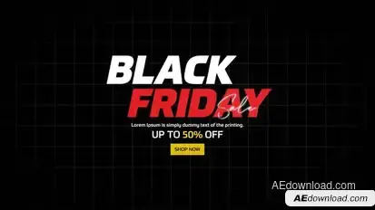Black Friday Promo Titles Titles template preview