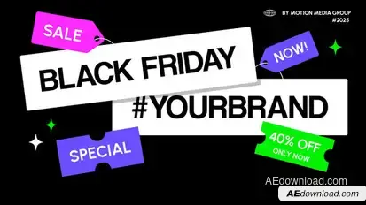 Black Friday Promotion Openers template preview