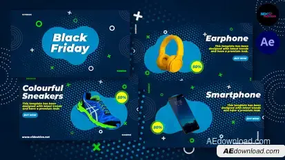 Black Friday Sale Product Promo template preview
