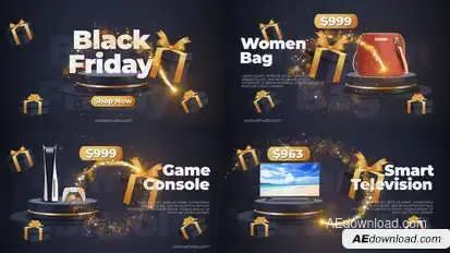 Black Friday Sale broadcast-packages template preview