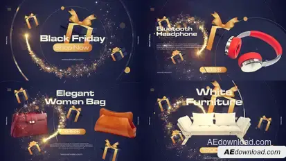 Black Friday Sale broadcast-packages template preview
