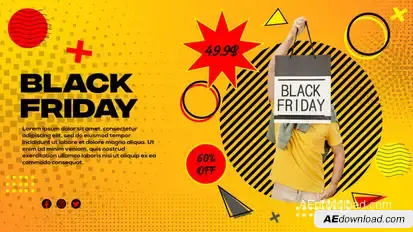 Black Friday Sale Product Promo template preview