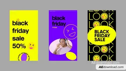 Black Friday Sale Promo Product Promo template preview
