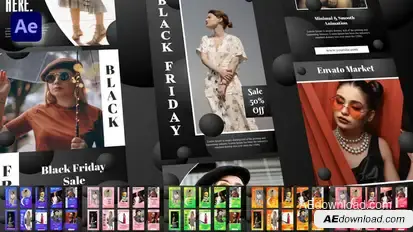 Black Friday Sale Stories Product Promo template preview