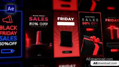 Black Friday Sales Stories Product Promo template preview
