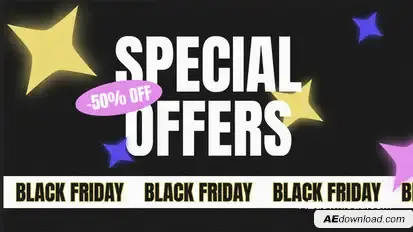 Black Friday Slides | AE Product Promo template preview