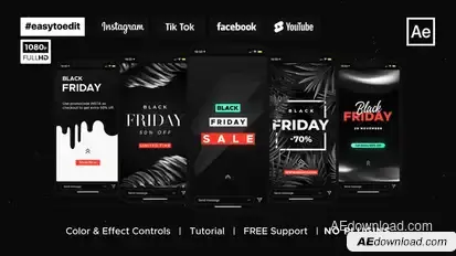 Black Friday | Stories & Posts Product Promo template preview