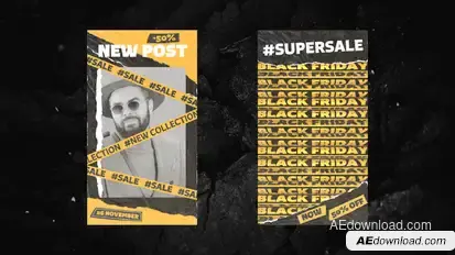 Black Friday Stories Openers template preview