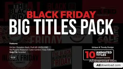 Black Friday Titles Titles template preview