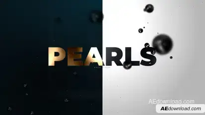 Black Pearls Awards Titles | Light and Dark Version Titles template preview