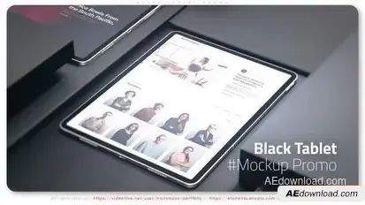 Black Tablet Promo Openers template preview