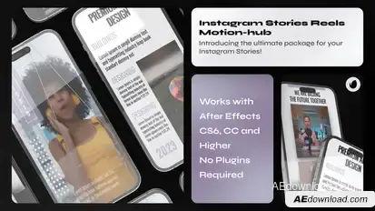 Black White Instagram Stories Product Promo template preview