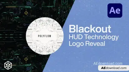 Blackout - HUD Technology Logo Reveal Logo Stings template preview