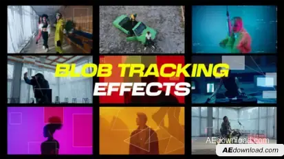 Blob Tracking Effects Elements template preview