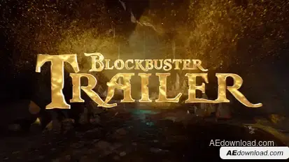 Blockbuster Trailer 20 Journey Titles template preview