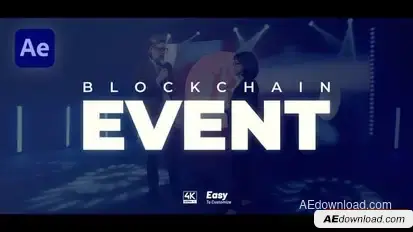 Blockchain Event Promo Openers template preview