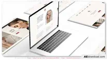 Blocks Website Promo Laptop Mockup Product Promo template preview