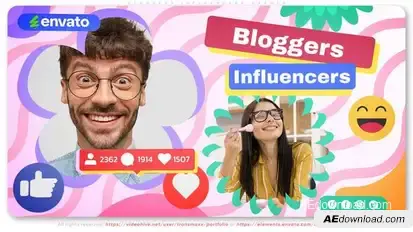 Blogger Influencer Opener Openers template preview