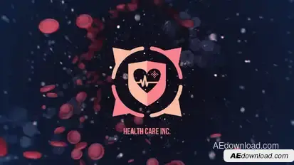 Blood Cells Logo Stings template preview