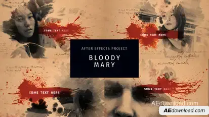 Bloody Mary Video Displays template preview