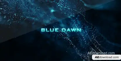 Blue Dawn - Movie Credits Openers template preview