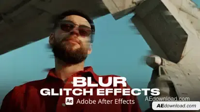 Blur Glitch Effect Ae Elements template preview