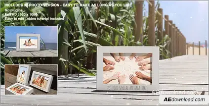 Boardwalk Slideshow Video Displays template preview