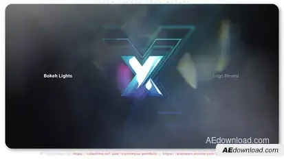 Bokeh Lights Logo Reveal Logo Stings template preview