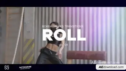 Bokeh Roll Transitions Vol. 04 Elements template preview