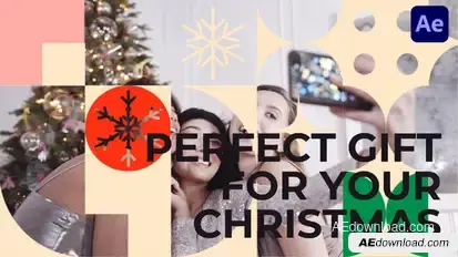 Bold Bauhaus Xmas Openers template preview