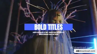 Bold Design Titles Titles template preview