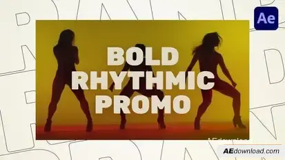 Bold Rhythmic Promo Openers template preview