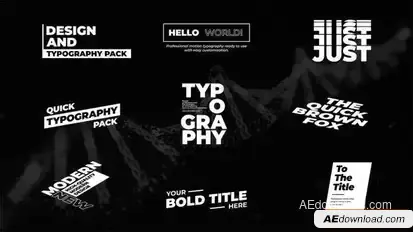 Videohive Bold Titles 3.0 | After Effects 53062891 Titles template preview