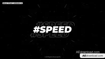 Bold Titles | After Effects Titles template preview