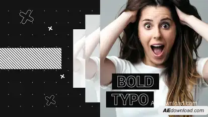 Bold Typo Opener Openers template preview