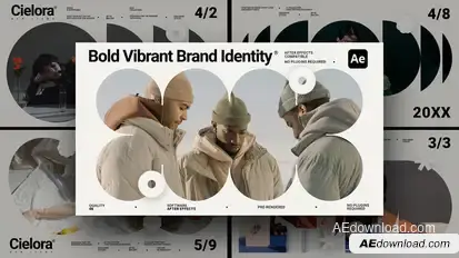 Bold Vibrant Brand Identity for After Effects Openers template preview
