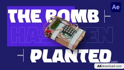 Bomb Transitions // Esport Elements template preview