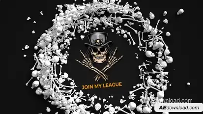 Bones Logo Reveal Logo Stings template preview