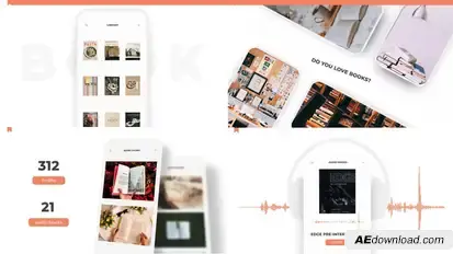 Book App Promo Product Promo template preview