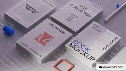 Book Cover Mockup Product Promo template preview