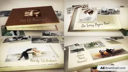 Book Of Memories Video Displays template preview