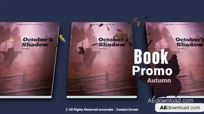 Book Promo Autumn Product Promo template preview