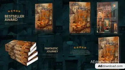 Book Promo Kit mockup Product Promo template preview