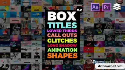 BOX Auto Resizing Titles Pack Titles template preview